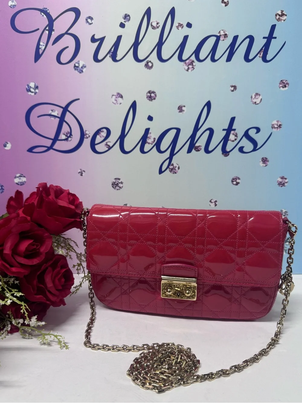 ❤️‍🔥DIOR CANNAGE CROSSBODY BAG w/ CHARMS